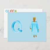 Koningin Kaart (Voorkant / Achterkant)