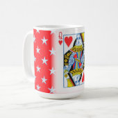 KONINGIN KAART KOFFIEMOK (Voorkant links)
