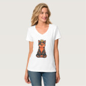 Koningin Kat Shirt - Grappig Kat Moeder Cadeau -  (Voorkant volledig)