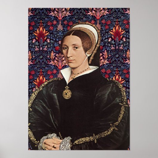 Koningin Katherine Howard van Engeland Portrait Poster (Voorkant)