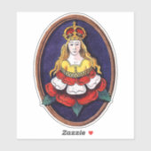 Koningin Katherine Parr Koninklijke Badge Tudor Ro Sticker (Vel)
