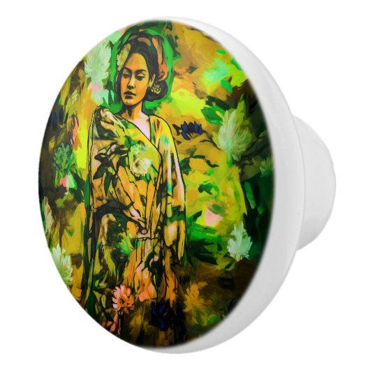 koningin keramische knop (Rechts)