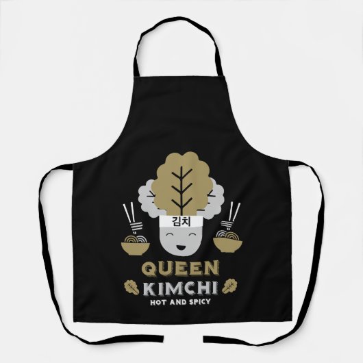 Koningin Kimchi heet en pittig Schort (Voorkant)