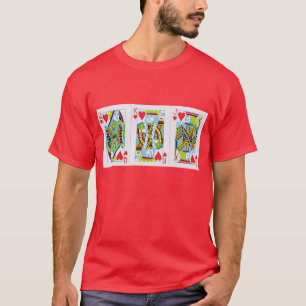 Koningin, Koning, Hartenbok T-shirt