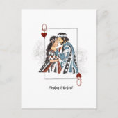 Koningin Koningspaar kaart (Voorkant)