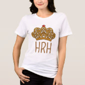 Koningin Kroon Monogram T-shirt (Voorkant)