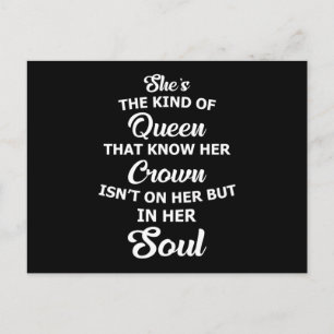 Koningin Kroon Royal Prinses Gouden Grappig Cadeau Briefkaart