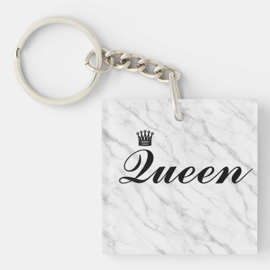 Koningin kroon sleutelhanger (voorkant)