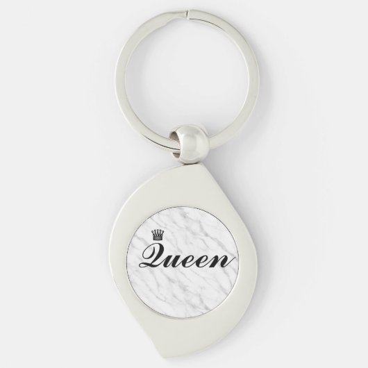 Koningin kroon sleutelhanger (Voorkant)