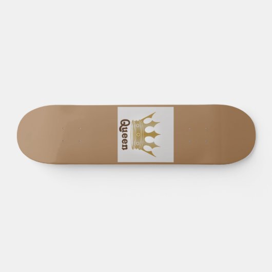 Koningin/Kroonontwerp Persoonlijk Skateboard (Horizontaal)