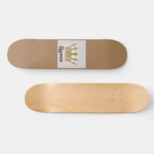 Koningin/Kroonontwerp Persoonlijk Skateboard (Horizontaal)