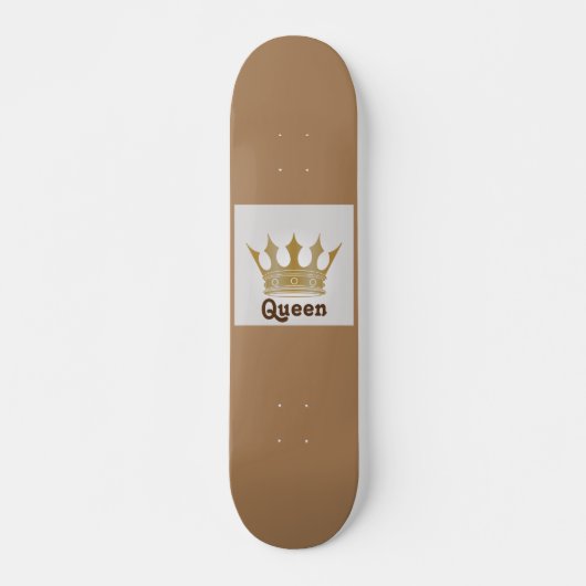 Koningin/Kroonontwerp Persoonlijk Skateboard (Voorkant)