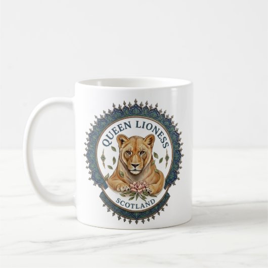 Koningin Leeuwin. Schotland Koffiemok (Links)
