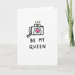 Koningin Liefde Camera Schetskaart Kaart