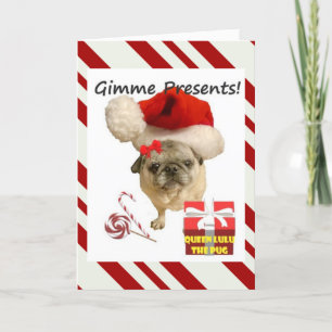 Koningin Lulu kerstkaart! Feestdagen Kaart