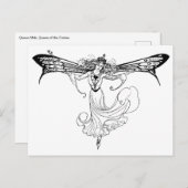 Koningin Mab Fairy, Koningin der feeën Briefkaart (Voorkant / Achterkant)