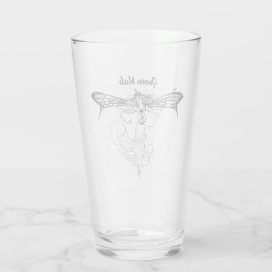 Koningin Mab Fairy, Koningin der feeën Glas (Achterkant)