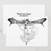 Koningin Mab Fairy, Koningin der feeën Kaart (Voorkant / Achterkant)