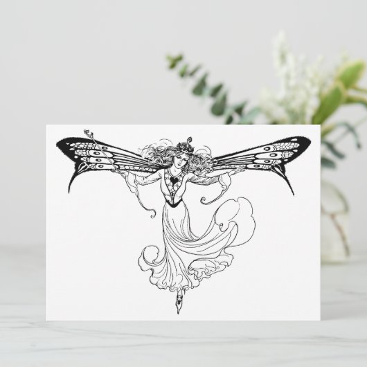 Koningin Mab fee, Koningin van de feeën Kaart (Staand voorkant)