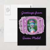 Koningin Mabel en Cedric Briefkaart (Voorkant / Achterkant)
