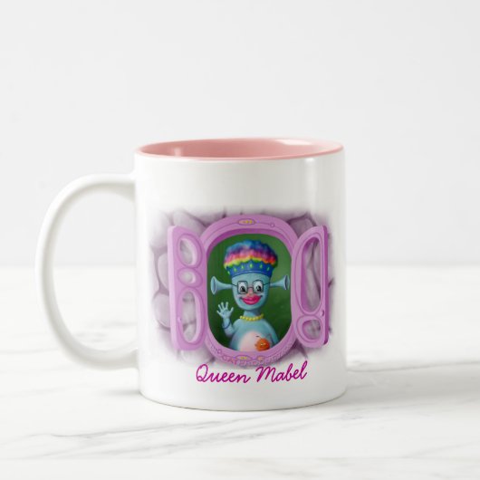 Koningin Mabel en Cedric Tweekleurige Koffiemok (Links)
