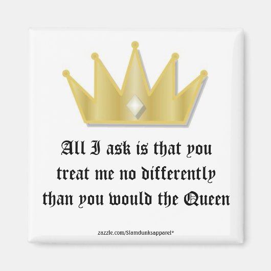 Koningin magneet (Voorkant)