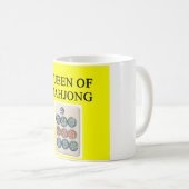 koningin MAHJONG Koffiemok (Voorkant rechts)