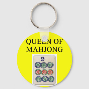 koningin MAHJONG Sleutelhanger
