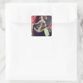 Koningin Mariana van Oostenrijk c.1653 Vierkante Sticker (Tas)