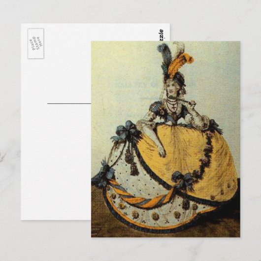 Koningin Marie Antoinette ~ Briefkaart France Diva (Voorkant / Achterkant)