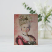 Koningin Marie Antoinette ~ Briefkaart / Uitnodigi (Staand voorkant)