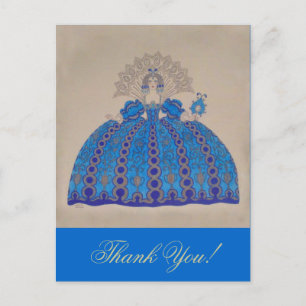 Koningin Marie Antoinette ~ Briefkaart / Uitnodigi