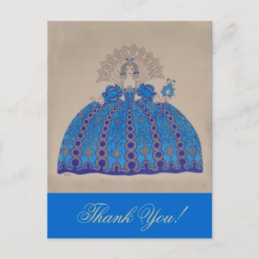 Koningin Marie Antoinette ~ Briefkaart / Uitnodigi (Voorkant)