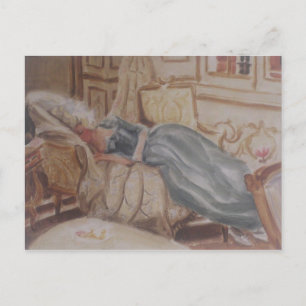 Koningin Marie Antoinette ~ Briefkaart / Uitnodigi