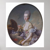 Koningin Marie Antoinette door François Hubert Dro Poster (Voorkant)