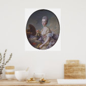 Koningin Marie Antoinette door François Hubert Dro Poster (Keuken)