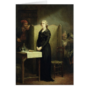 Koningin Marie Antoinette in de conciergerie