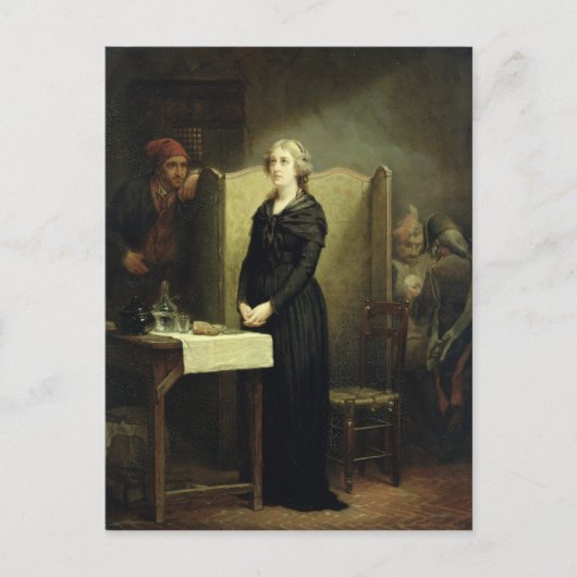 Koningin Marie Antoinette in de conciergerie Briefkaart (Voorkant)