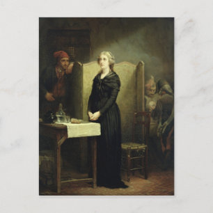 Koningin Marie Antoinette in de conciergerie Briefkaart