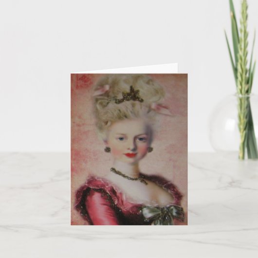 Koningin Marie Antoinette ~ Kaart/Uitnodigingen (Voorkant)