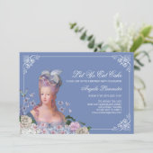 Koningin Marie Antoinette laat ons taartfeest eten Kaart (Staand voorkant)