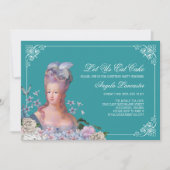 Koningin Marie Antoinette laat ons taartfeest eten Kaart (Voorkant)