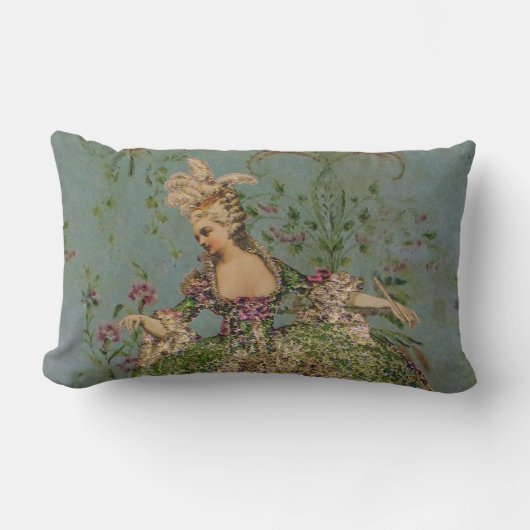 Koningin Marie Antoinette - Lumbar Pillow 13x21 Kussen (Voorkant)