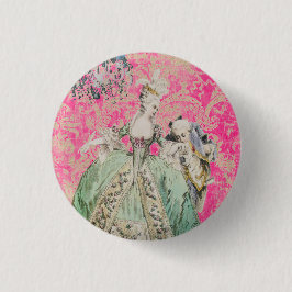 Koningin Marie Antoinette - Ronde Button 3,2 Cm