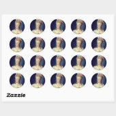 Koningin Marie Antoinette Royal Thmed Wedding Clas Ronde Sticker (Vel)