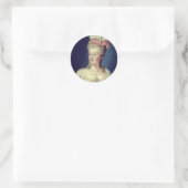 Koningin Marie Antoinette Royal Thmed Wedding Clas Ronde Sticker (Tas)