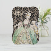 Koningin Marie Antoinette - Uitnodigingen (Staand voorkant)