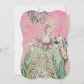 Koningin Marie Antoinette - Uitnodigingen / RSVP (Voorkant)