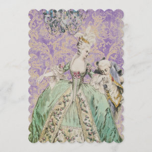 Koningin Marie Antoinette - Uitnodigingen / RSVP