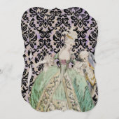 Koningin Marie Antoinette - Uitnodigingen / RSVP # (Voorkant / Achterkant)